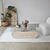 HANAH HOME Sto za dnevnu sobu Brise Travertine Transparent