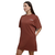 GymBeam Women‘s Agile T-shirt Dress Root
