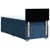Vidaxl Box spring postelja z vzmetnico modra 100x200 cm blago
