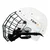 Hokejska čelada POWERTEK V3.0 Combo White Senior L