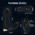 Paloqueth Anal Prostate Stimulator with Thrusts & Vibrations & Remote Control Black