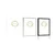 Plakat z minimalističnim napisom Love - 20x30 white