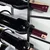 Hanah Home dekorativni metalni stalak za vino Vin Hld-3011, crni