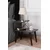 Hanah Home Cross Anthracite Komoda, Crna