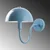 Opviq Zidna lampa Togg-14824, 20x35x27cm, IP20, Plava