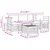 Set vanjskih sofa s jastukom 5 pcs Prirodna i svijetlo siva