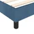 Vidaxl Box spring postelja z vzmetnico temno modra 80x200 cm žamet