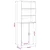 Highboard Hrast artisan 70 x 42,5 x 185 cm Konstruirano drvo