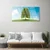 tulup.si Slika na steklu Grass nature tree pljuča 120x60 cm 4 obešalnika