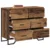 Komoda s ladicama 2 pcs Staro drvo 91 x 35,5 x 74,5 cm