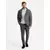 Ombre Mens quilted jacket with jacket cut - graphite