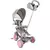 LORELLI LUCKY CREW Dječji Tricikl Grey/Pink (12 - 36 mj/20 kg)