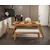 Hanah Home Trpezarijski set Touch (2S-1B) v2, Hrast-bež