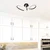 LED plafonska svetiljka FLAVIA LED/33W/230V 24x61 cm crna
