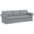 Set sofe 2 pcs Svijetlo siva 245 x 82 x 80 cm tkanina