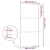 Staklena vrata Rezbarija Crna 102,5 x 2 x 205 cm Aluminij