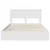 Krevet s od storage Bijelo 140 x 190 cm Konstruirano drvo