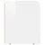 TV ormar Visoki sjaj bijela 60 x 35 x 40 cm Konstruirano drvo