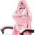 KRUGER&MATZ Gejmerska stolica sa podesivim jastucima GX-150 belo-roze KM0790-P