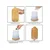 BOT Aroma diffuser SDW1 - naravni bambus les 100ml, svetlo rjava