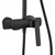 Komplet za prhanje REA REBEL BLACK MATT
