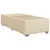Vidaxl Box spring postelja z vzmetnico krem 100x200 cm blago