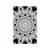 Plakat zanimiva Mandala v črnobeli varianti - 40x60 silver