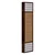 Homestyle4U Pregrada za prostor 6 panelov 264x2.2x175 cm rjava