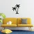 Wallity Zidna dekoracija Palm 2-436, 63x70 cm, 1.5 mm, Crna