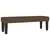 Shumee Klop temno rjava 100x30x30 cm blago, (20698328)