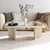 Hanah Home Klub sto Becaj, 120x41.4x60 cm, Bež
