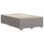 Vidaxl Box spring postelja z vzmetnico taupe 120x190 cm blago