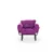 Atelier del Sofa Fotelja Nitta 95x85x70cm Ljubičasta