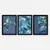 Wallity Set uramljenih slika 3SC93, 3 dijela