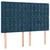Vidaxl Box spring postelja z vzmetnico temno modra 140x200 cm žamet