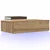TV ormarić s LED svjetlima Artisan hrast 60x35x15,5 cm
