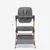 Kikka Boo Kolevka + hranilica set 2in1 Sleat Me Grey