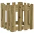 Vrtna sadilica s izgledom ograde 40x40x40 cm od borovine