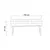 Hanah Home Trpezarijska klupa Vina Bench 110x48x40cm Bež-Zelena