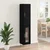 Highboard 2 pcs Crni hrast Konstruirano drvo