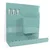 Hanah Home metalni zidni organizer Met Gnz-B346, pastelno plava