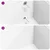 Naljepnica 2 pcs Bijelo O 20 x 0,5 mm Papir