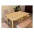 HANAH HOME Vina Mini 03 0900 Oak Stone Produžni set trpezarijskih stolova i stolica (6 komada))