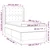 Krevet box spring s madracem LED smeđesivi 100x200 cm tkanina