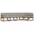 Set vanjskih sofa s jastukom 5 pcs Prirodna i svijetlo siva
