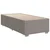 Vidaxl Box spring postelja z vzmetnico taupe 100x200 cm blago