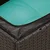 12-dijelni set vrtnih sofa s jastucima poliratan crni