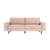 ATELIER DEL SOFA Sofa sa 3 sedišta Sparrow 3 Salmon Walnut