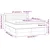 Vidaxl Box spring postelja z vzmetnico taupe 140x200 cm blago