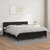 Vidaxl Box spring postelja z vzmetnico črn 180x200 cm umetno usnje